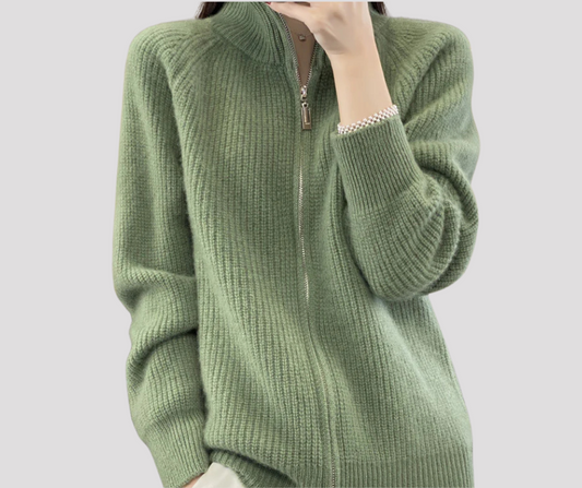 100% Wool Knitted Cardigan